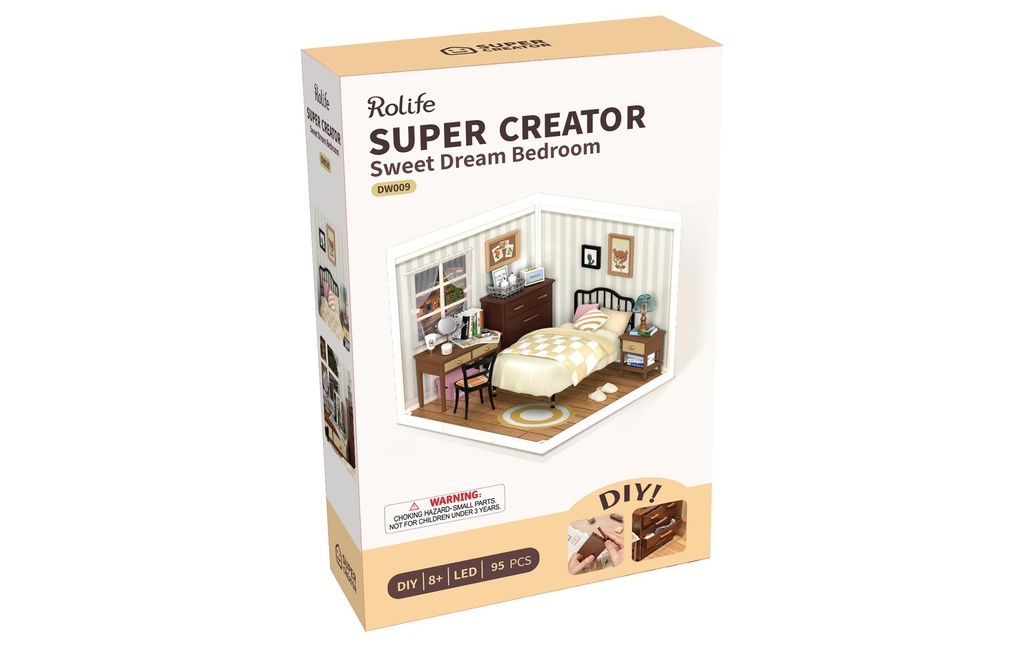 Rolife Sweet Dream Bedroom 1:24