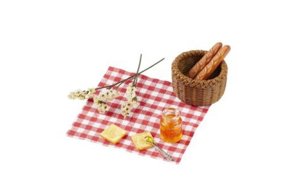 HobbyFun Mini ustensiles Panier pique-nique 7 cm