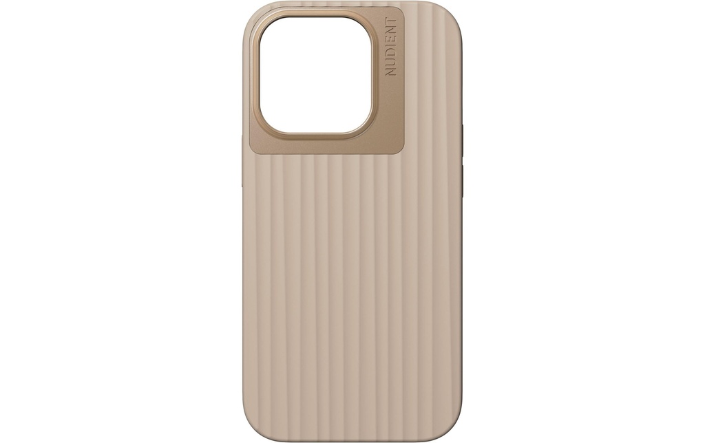 Nudient Coque arrière Bold Case iPhone 14 Pro Leinen Beige