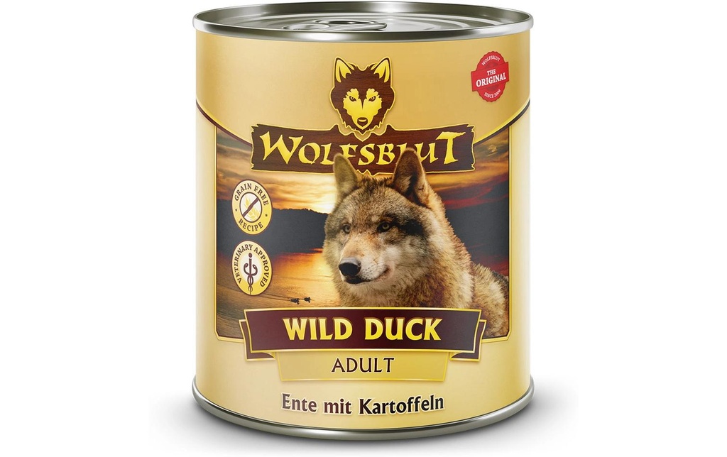 Wolfsblut Alimentation humide Dog Wild Duck, 800 g