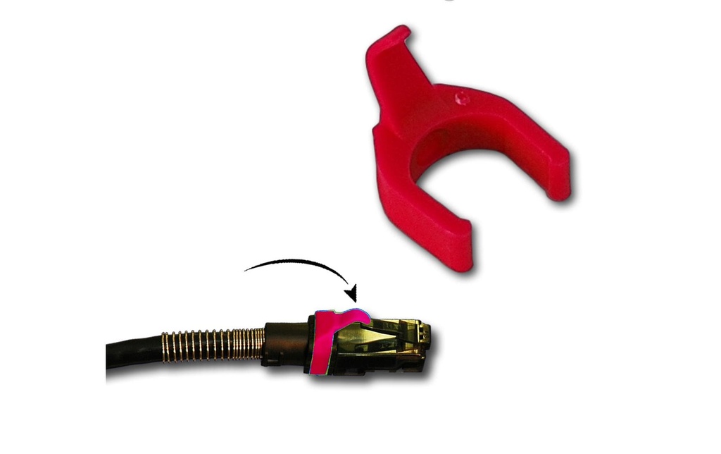 Patchsee PatchClip 50 Pièce/s Rouge