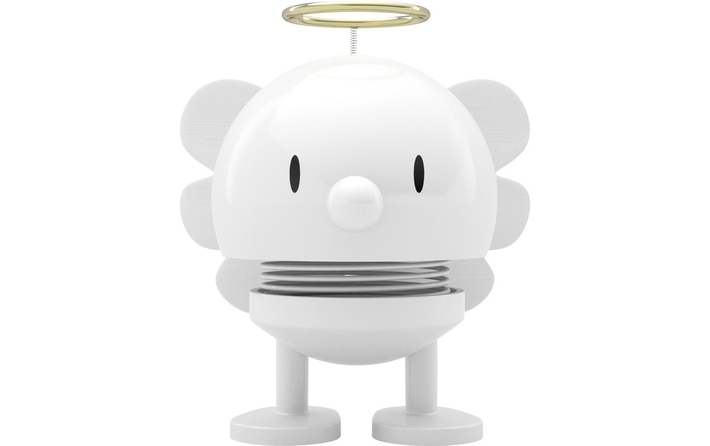 Hoptimist Objet à exposer Ange Bumble S 7 cm, Blanc