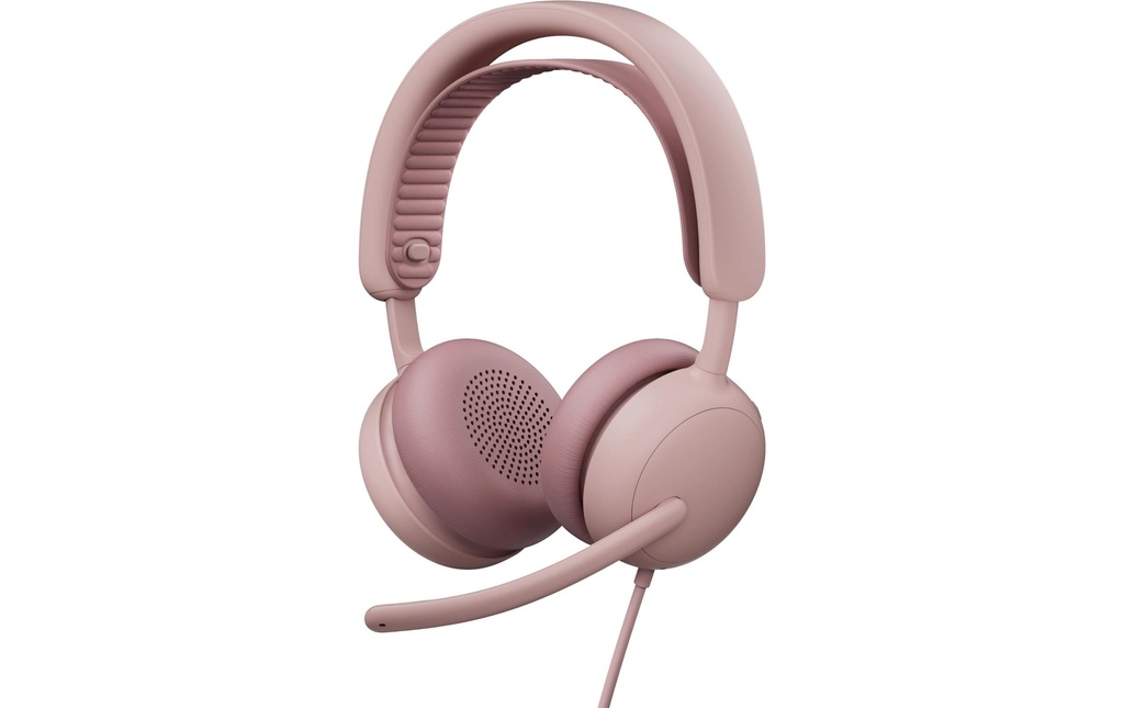Logitech Casque avec micro Zone Wired 2 rose