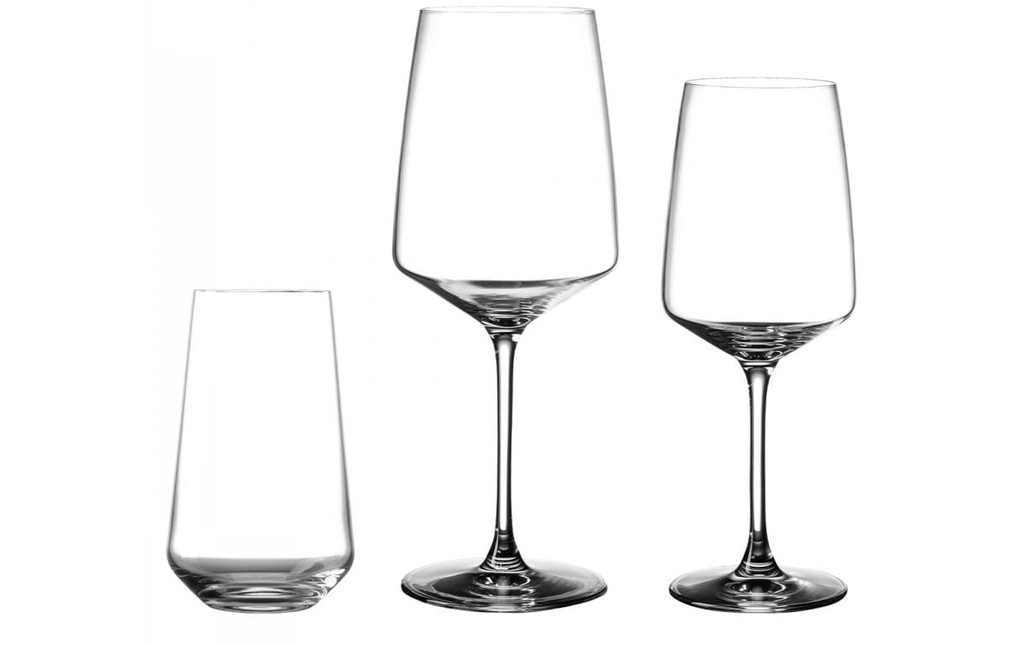 Lunasol Service de verres à vin 21 st Century verre Lunasol 18 pièces