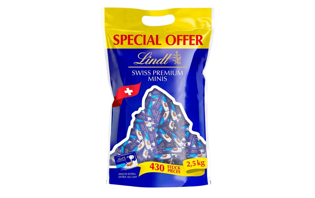 Lindt Barres chocolatées et snacks Le lait de Napolitain 2500 g