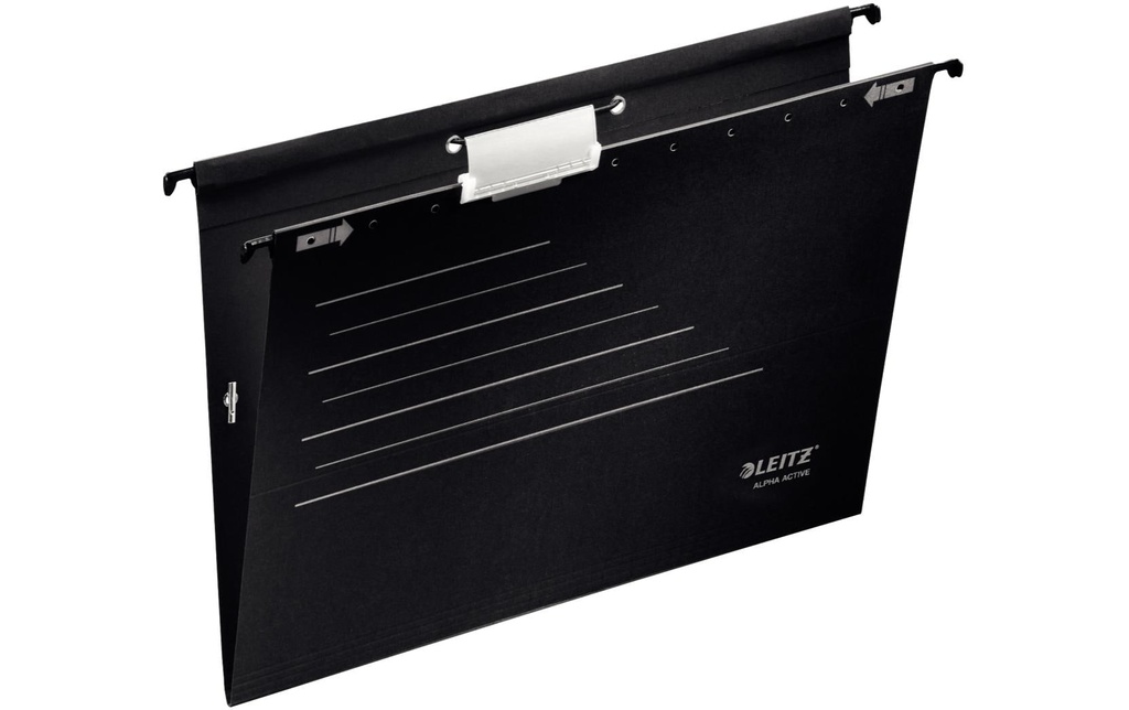 Leitz Dossier suspendu Alpha Active Noir, 5 pièces