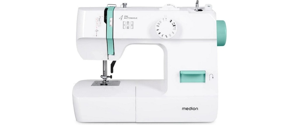Medion Machine à coudre Life SM70 Blanc/Turquoise