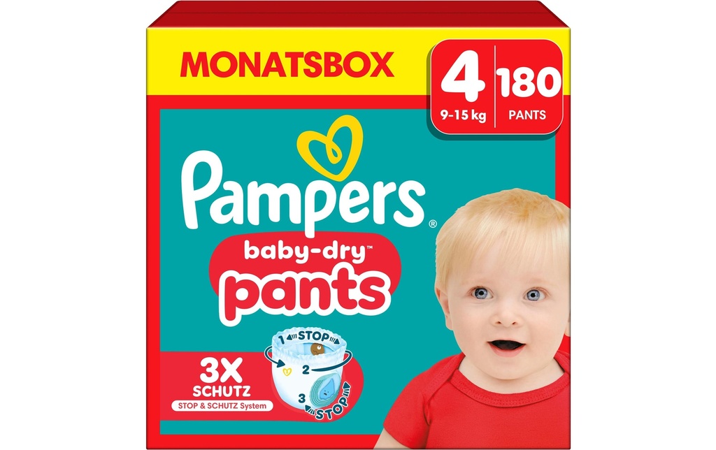 Pampers Couches Baby Dry Pants Maxi taille 4