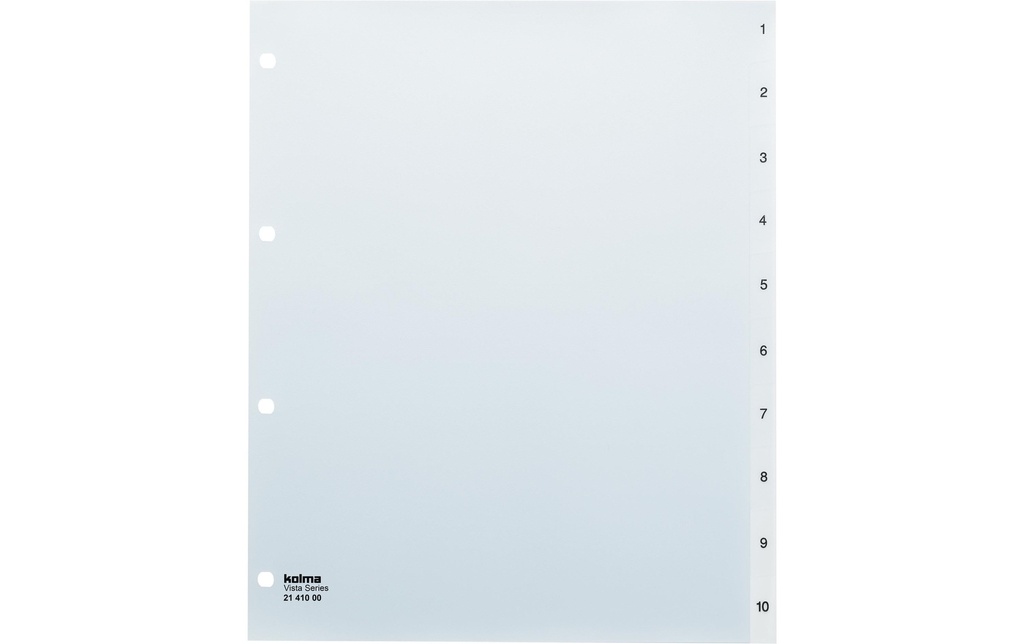 KOLMA Répertoire Vista A4 XL 1-10