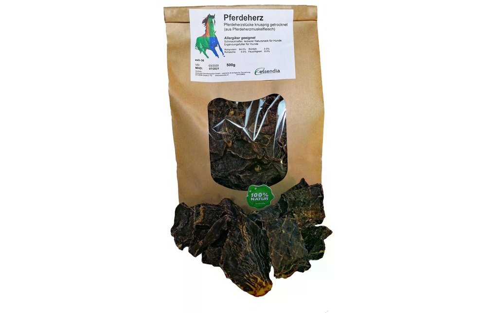essendia Produit à mâcher  Cœur de cheval, 500 g
