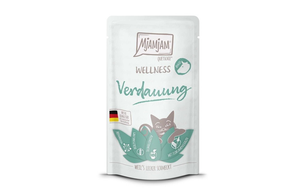 Mjamjam Alimentation humide Bien-être digestif Bœuf, 125 g