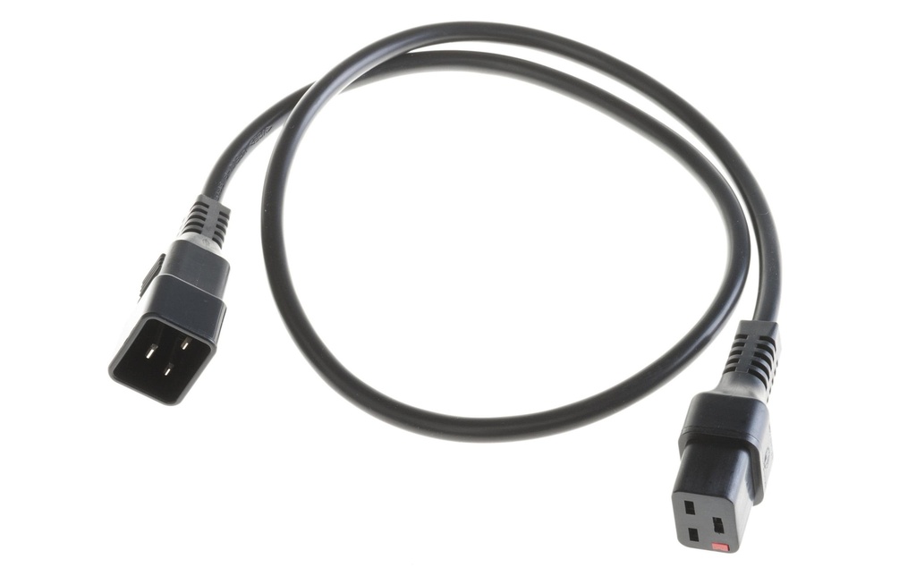 IEC LOCK Câble d'appareil 3 m C19-C20