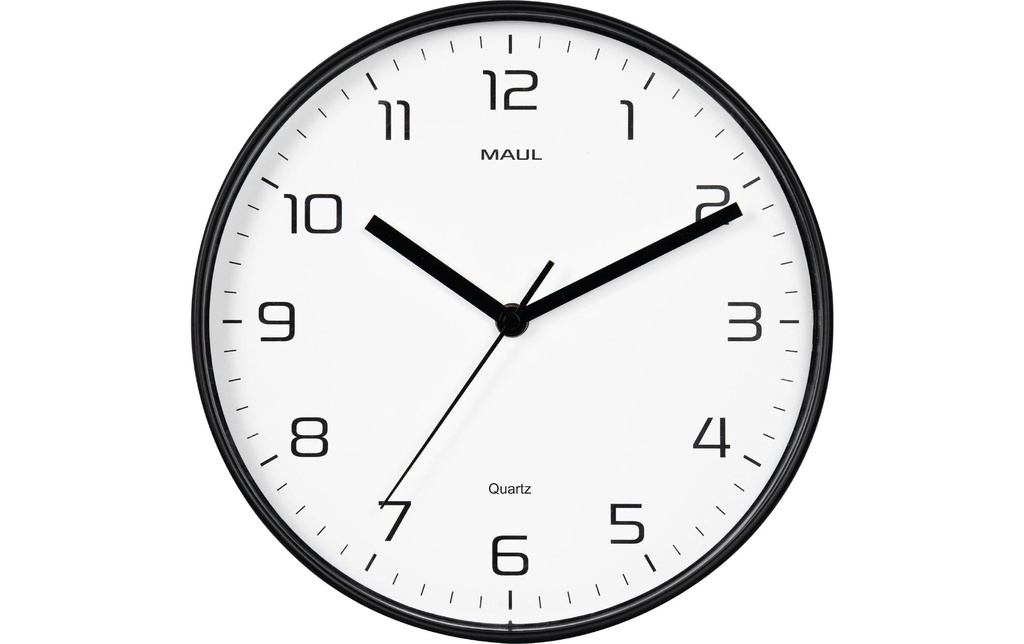 Maul Horloge murale Drip Ø 25 cm, Noir