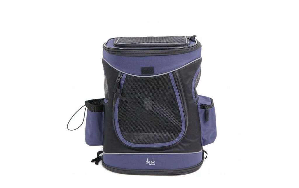 Deek Sac à dos pour transport d’animal Montana, 34 x 43 x 30 cm, bleu foncé