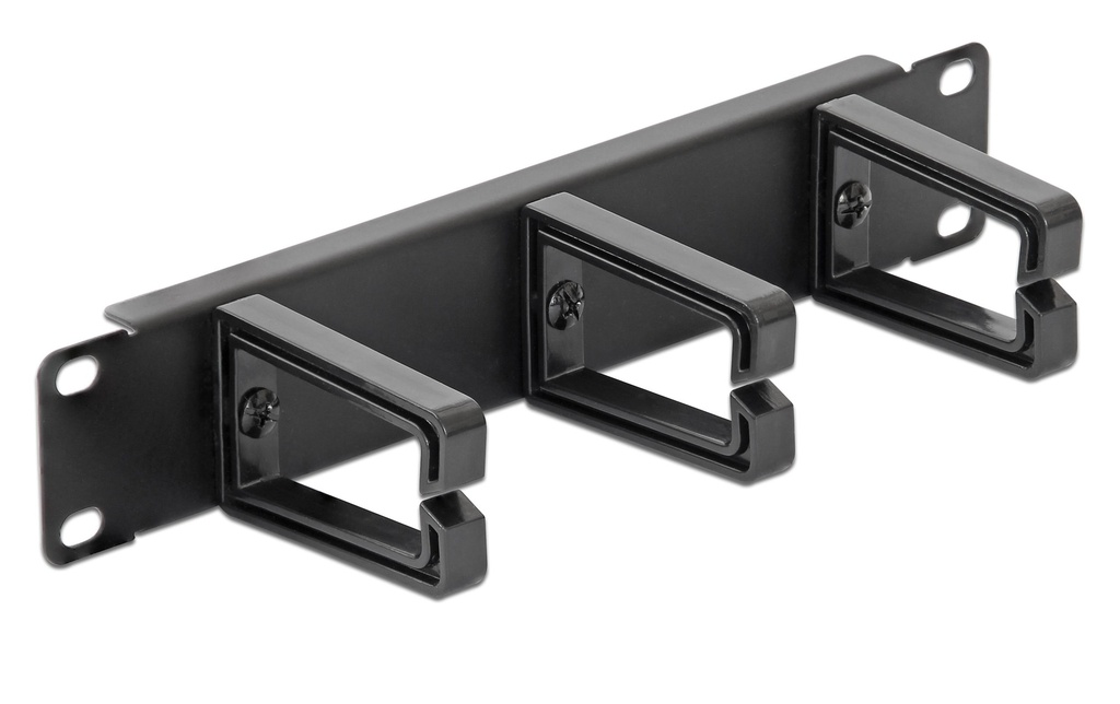 Delock Panneau de câblage 1U , Noir