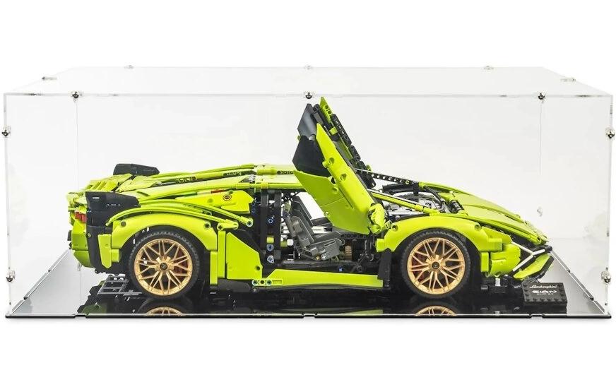 iDisplayit Modules de construction Présentoir en acrylique XL pour LEGO 42115 Lamborghini