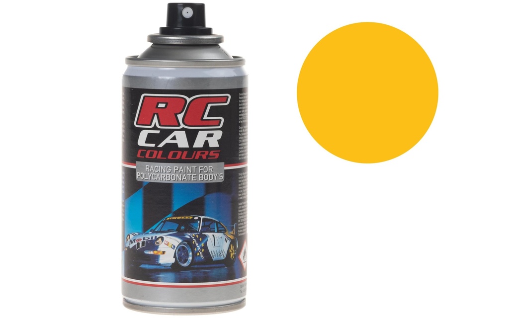 Ghiant Aérosol pour Lexan RC CAR Bonus Jaune 019 150ml