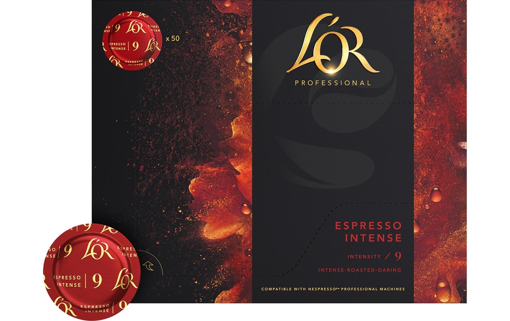 L'Or Professional Pads Espresso Intense 9 50 pièces