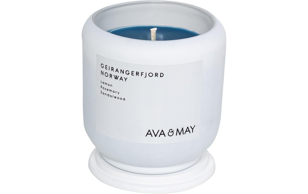 AVA & MAY Bougie parfumée Geirangerfjord 200 g