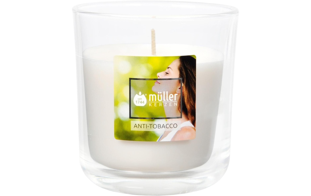 müller Kerzen Bougie parfumée Anti Tobacco 8.8 x 8 cm