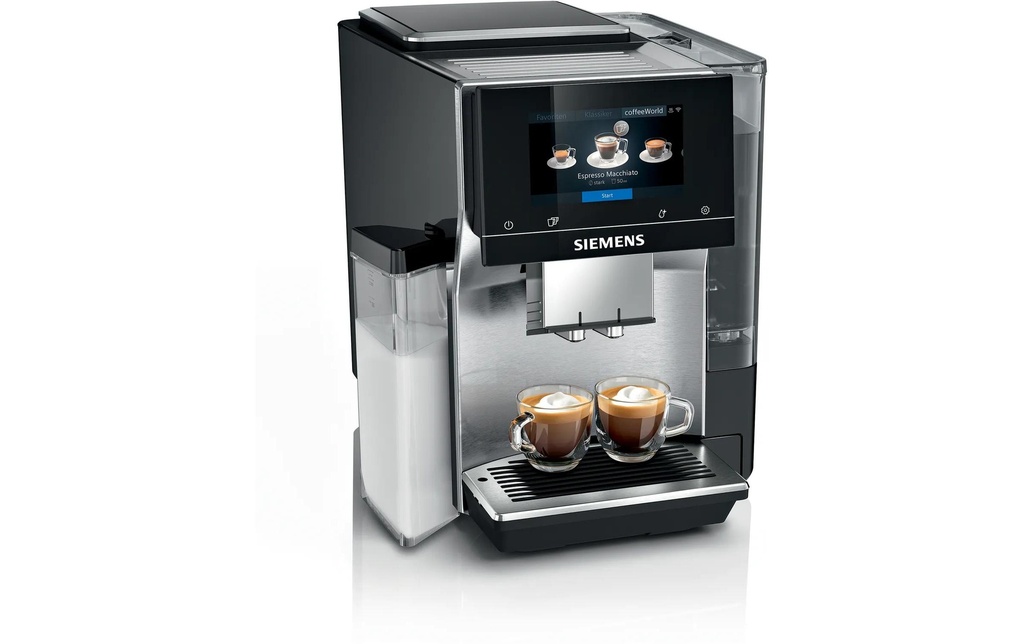 Siemens Machine à café automatique EQ700 intégral TQ717D03 Acier inoxydable