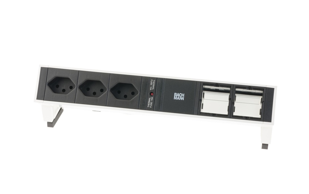Bachmann Bloc multiprises de table DESK 2 3x T13, 2x ABD 3x T13 - 2x ABD