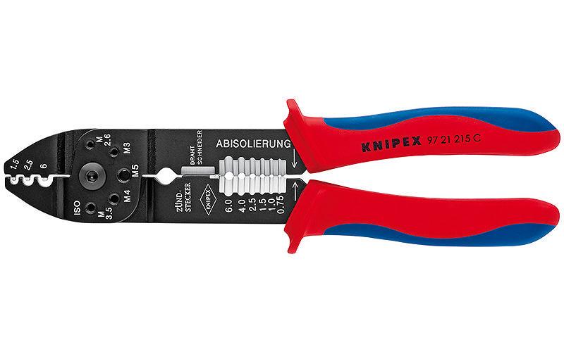 Knipex Pince à sertir 230 mm Mandrin de sertissage étroit