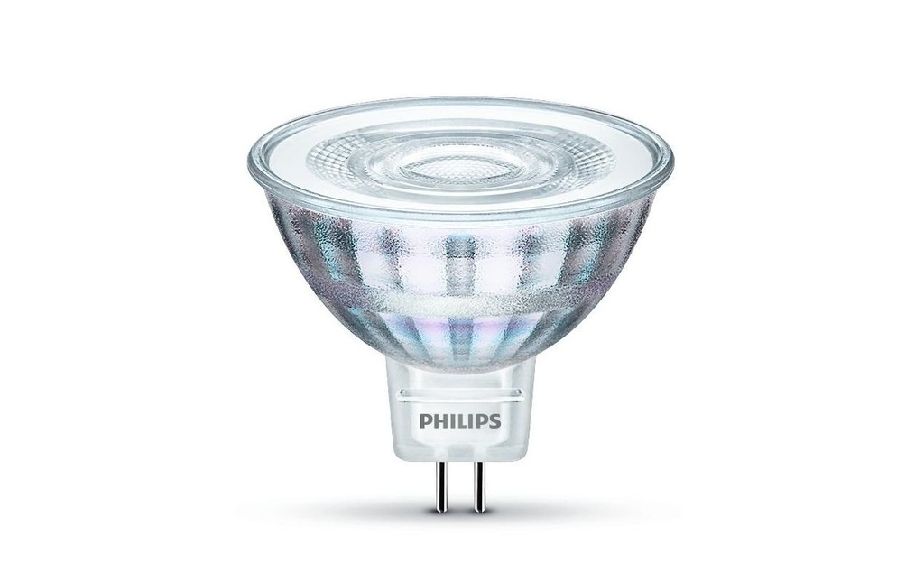 Philips Lampe LED 35W GU5.3 MR16 CW 36D 12 V ND Blanc neutre (NW)
