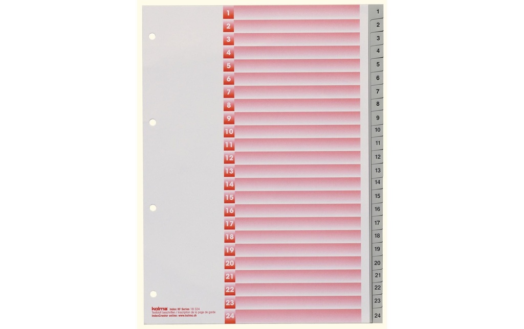KOLMA Répet.Kolmaflex A4 1-24 gris