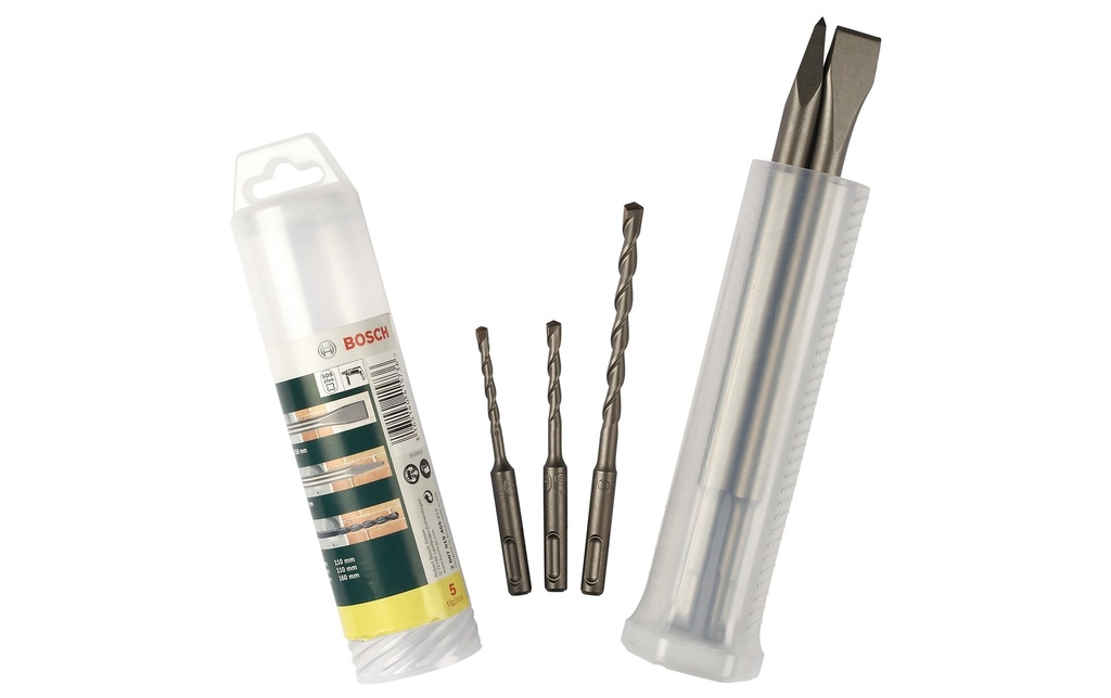 Bosch Set de burins et de forets marteaux, 5 pièces
