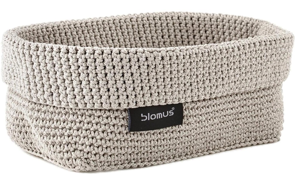 Blomus Panier de rangement Tela L Sabler