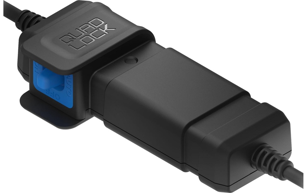 Quad Lock Waterproof 12 V To USB Smart Adaptor
