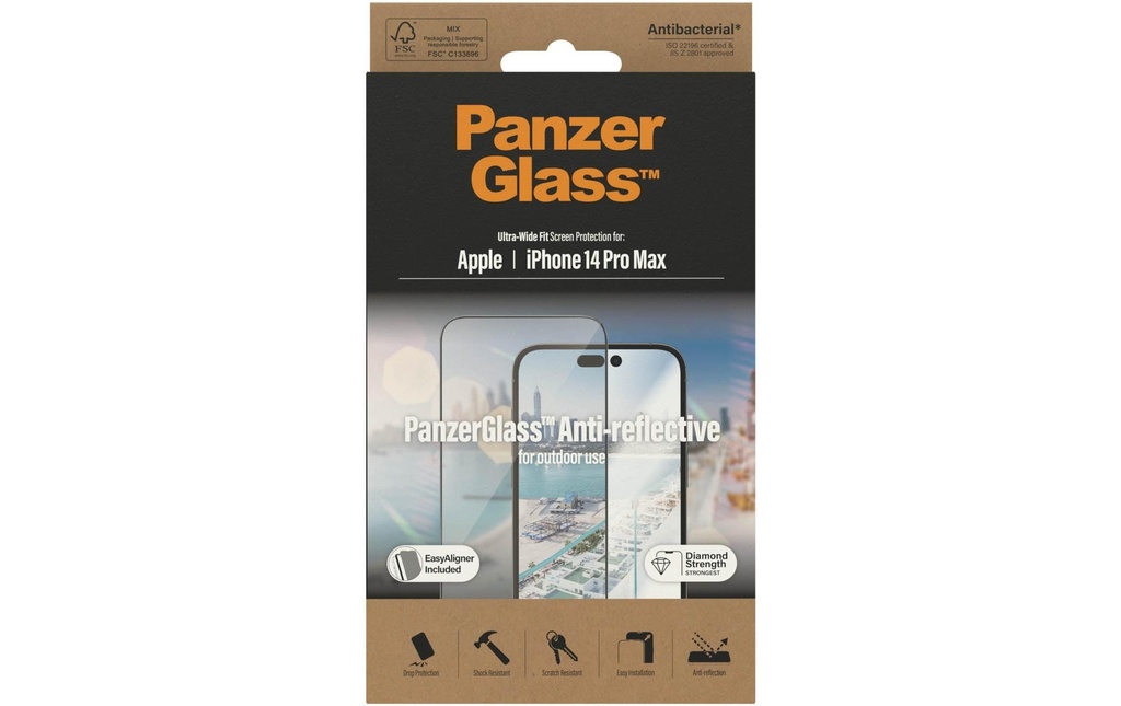 Panzerglass Protection d’écran Ultra Wide Fit Anti Reflective iPhone Pro Max