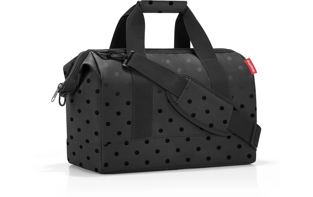 Reisenthel Sac à bandoulière Allrounder M Glossy Dots Black