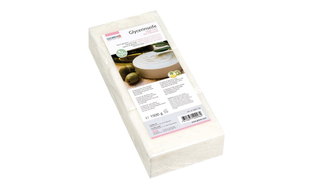 Glorex Savon à la glycérine Éco Opaque, 1500g