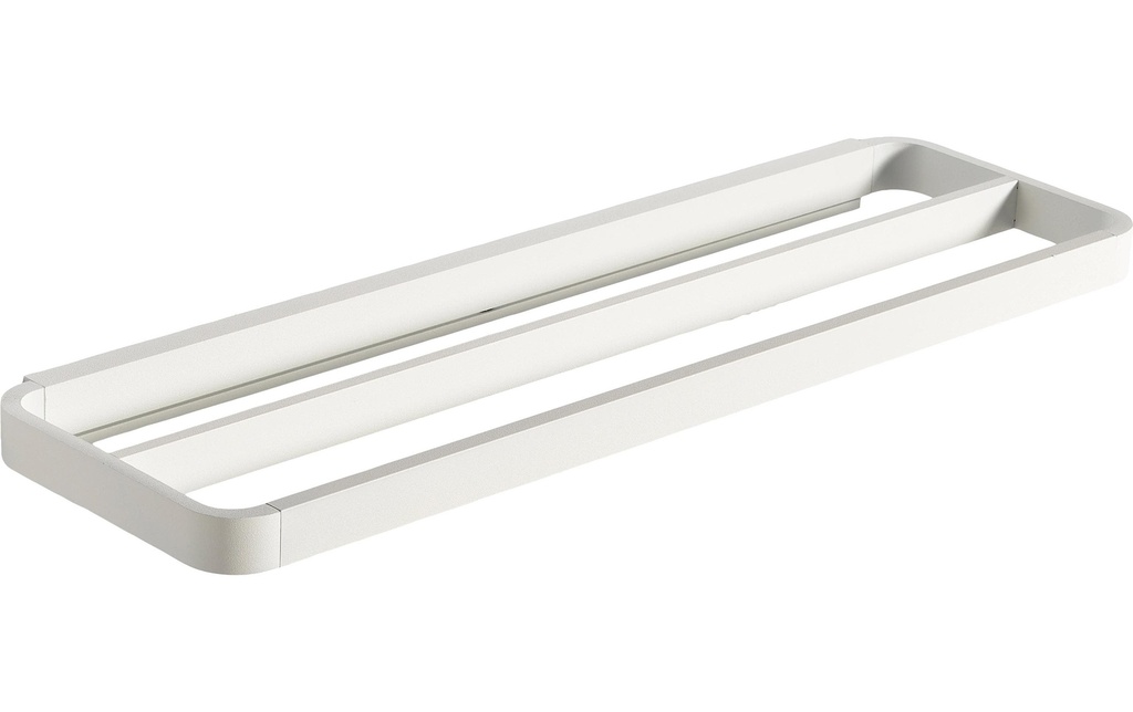 Zone Denmark Porte-serviette Rim 44 cm x 7,5 cm x 2,5 cm, 2 fois, blanc