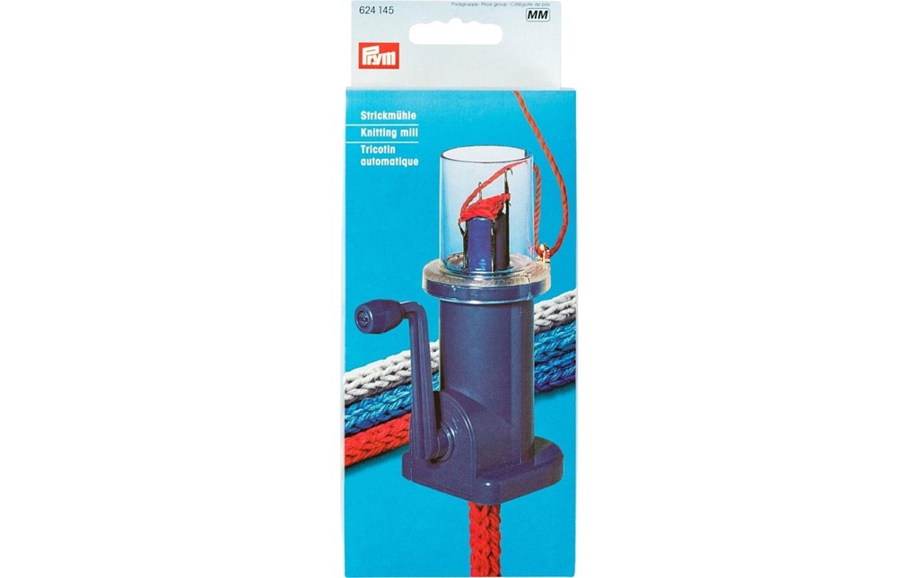 Prym Usine de tricot Mini 13,7 cm, bleu prune
