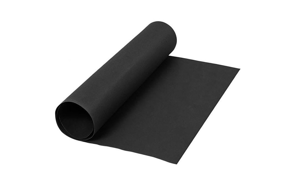 Creativ Company Papier similicuir Rouleau, 350 g, 1 pièce, Noir