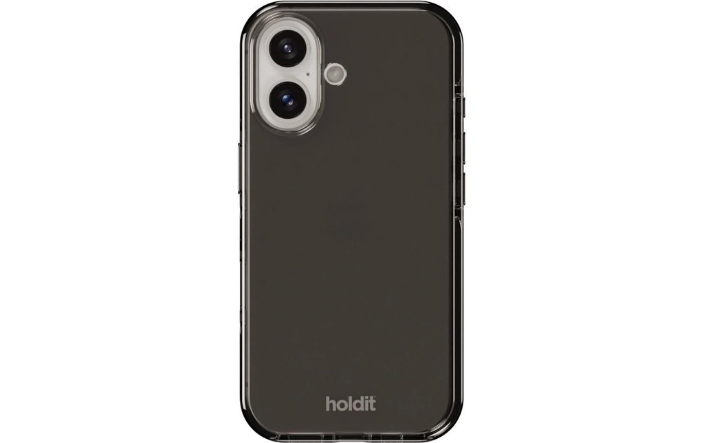 Holdit Coque arrière Seethru iPhone 16 Plus Noir
