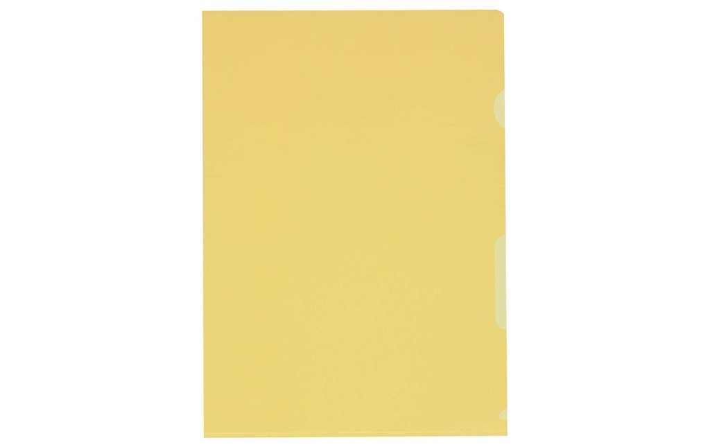 KOLMA Poche A4 grainé superst. jaune (10 pces)