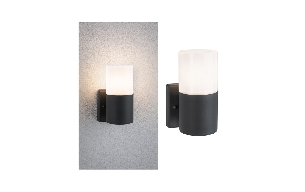Paulmann Lampe murale Tubs max. 15W 230 V gris mat