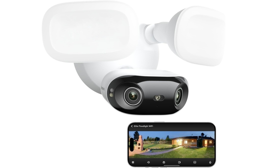 Reolink Caméra réseau Floodlight F751W 180° 4K WiFi