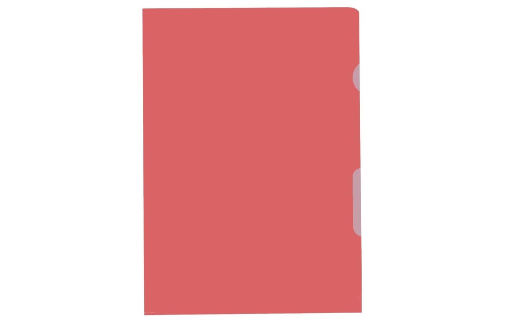 KOLMA Poche A4 grainé superst. rouge (100 pces)