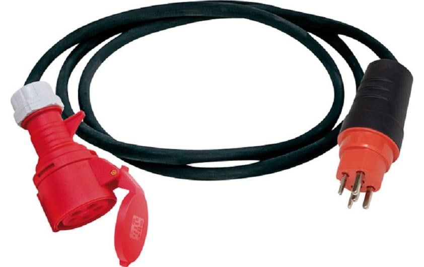 Brennenstuhl Câble adaptateur 1.5 m T25 - CEE, noir