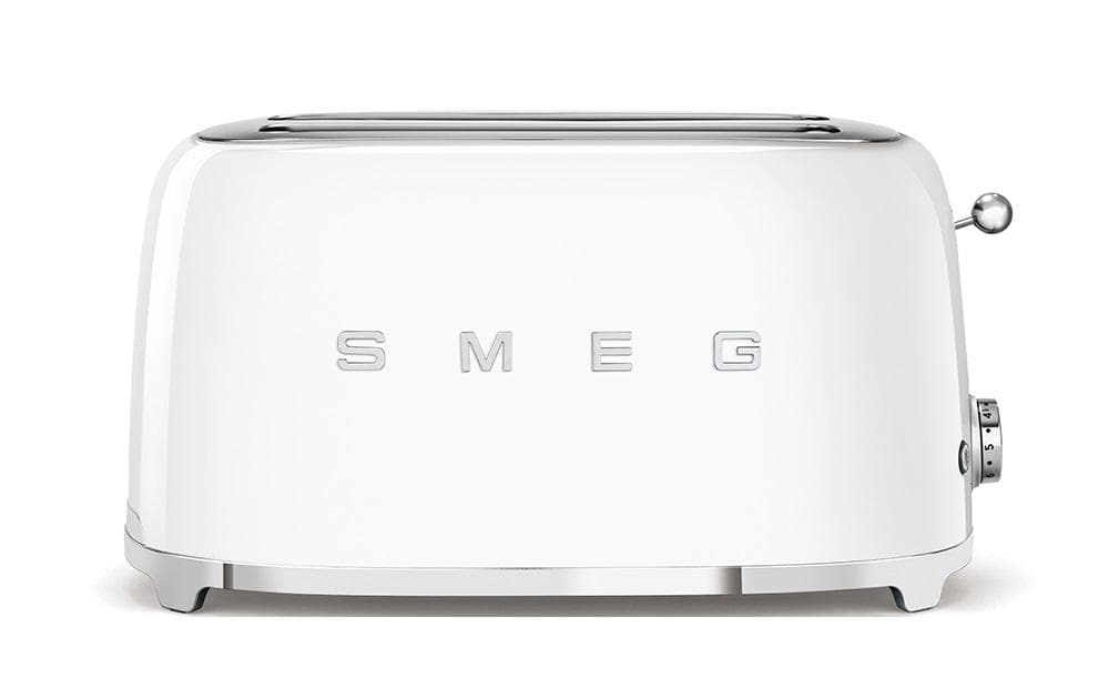 SMEG Grille-pain 50's Style TSF02WHEU Blanc