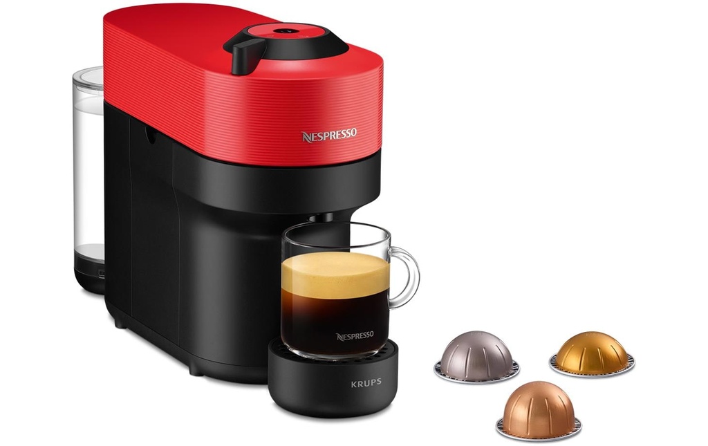 Krups Machine à café Nespresso Vertuo Pop XN9205 Spicy Red