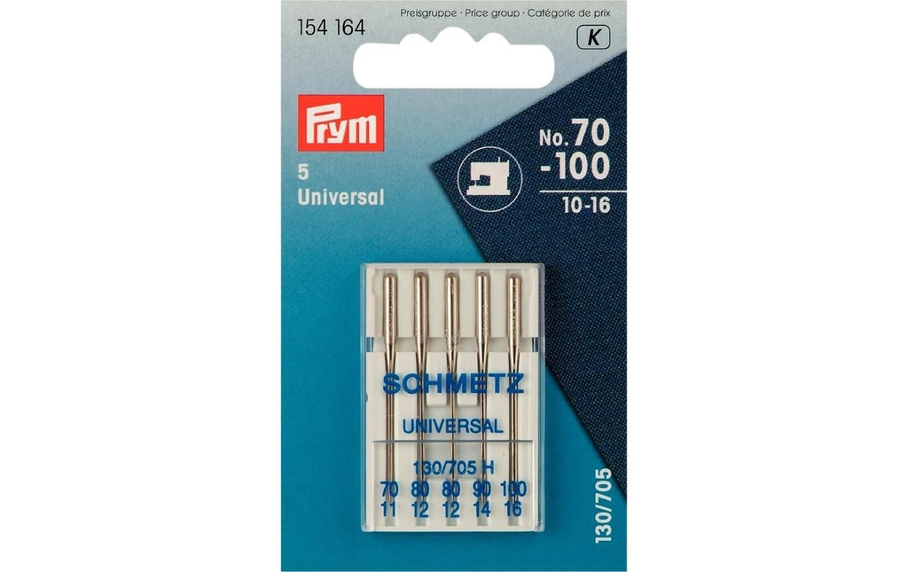 Prym Aiguille de machine à coudre Nr. 70 - 100 5 pièces