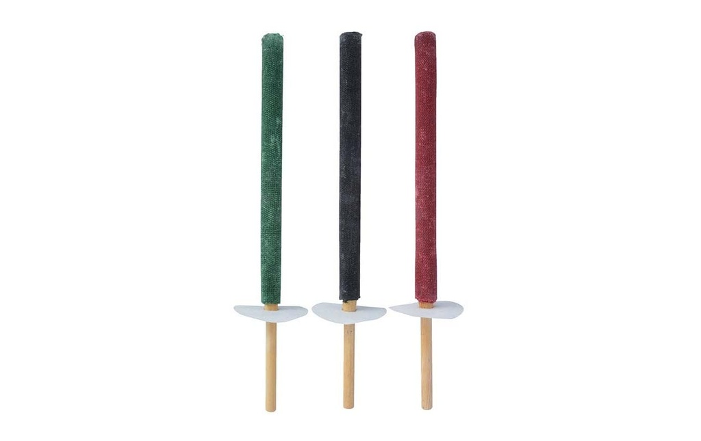 Esschert Design Torche en toile cirée, Lot de 3