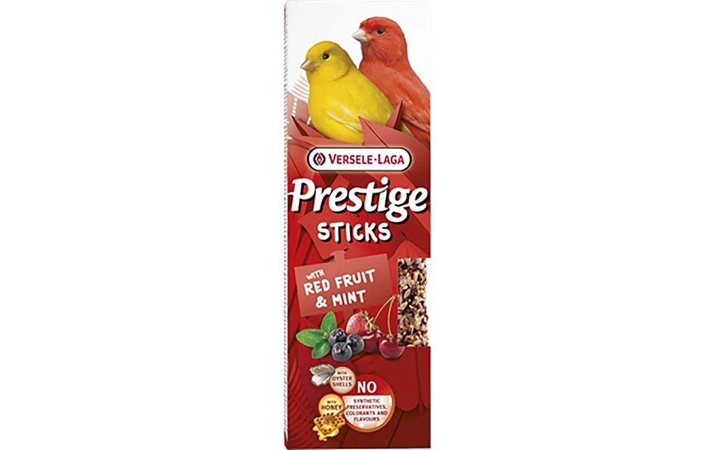 Versele Laga Nourriture pour oiseaux d'ornement Bâtonnets Prestige fruits des bois et menthe 2 pièces