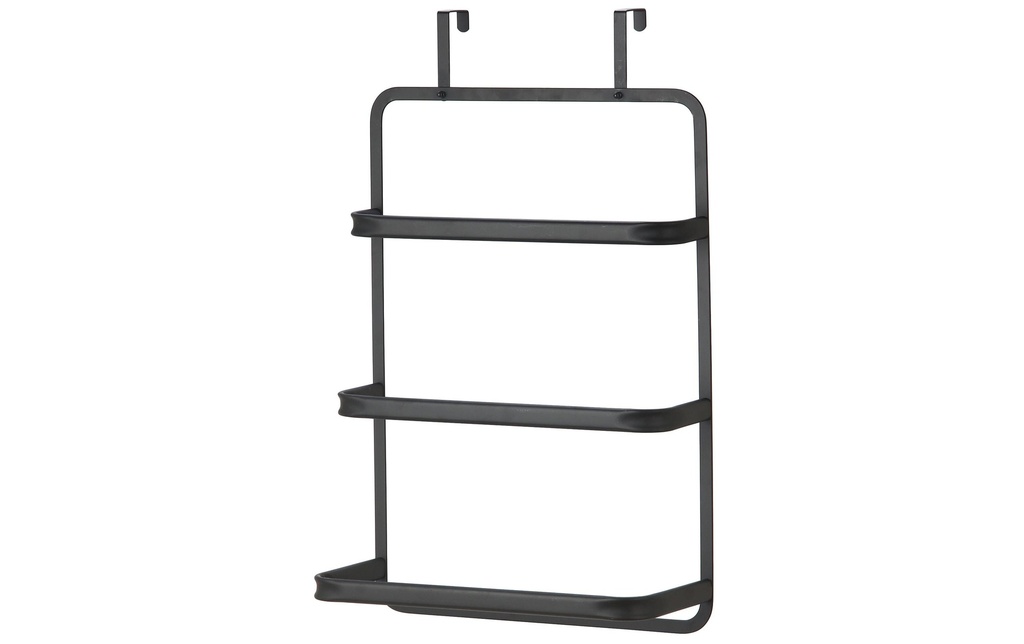 MSV Porte-serviette 42 x 22 x 68.5 cm, Noir